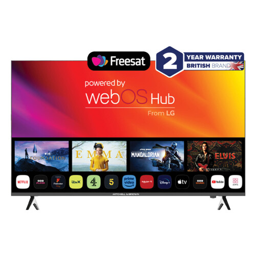 Mitchell & Brown 43" 4k Uhd Smart Webos LED TV With Freeview