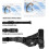 (Grey, S) Dog Muzzle with Head Strap, Padded and Durable for Medium Dogs, Adjustable Fit 2