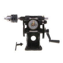 (1.5-13mm) Bobineuse manuelle avec compteur manuel, construction robuste en acier et fonte, mandrin de 0,6 à 13 mm pour bobines et rubans.