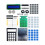 (with battery) DIY Electronic Calculator Kit, ABS Material Soldering Practice Project, Compact 12.6cm Educational Electronics Kit 1