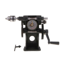 (0.6-6mm) Machine à bobiner manuelle, conception à engrenages à double usage avec 3 rapports de vitesse pour le bobinage de petites bobines