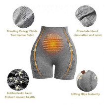 (black, XL) Dames shapewear shorts met buikcontrole en heupliftend effect, gemaakt van ijzijde.