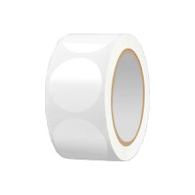 (25MM) Clear Round Sealing Stickers, PVC Water Resistant Adhesive, 500 Pieces for Envelopes and Craft Packaging