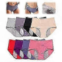 (7XL) Ropa interior femenina a prueba de fugas, lavable y reutilizable, tallas M-8XL, paquete de 8
