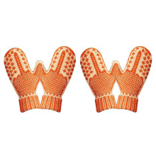 (2 Pairs) Winterwanten, gebreid van katoen met een geheim motief, voor koud weer en een Scandinavische stijl.