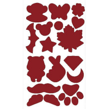 (Crimson Red) Selbstklebender Flicken 14,5 x 24,5 cm, wasserdicht, für Jacken, Hosen und Zelte zur Reparatur