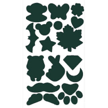 (Dark green) Selbstklebender Flicken 14,5 x 24,5 cm, wasserdicht, für Jacken, Hosen und Zelte zur Reparatur