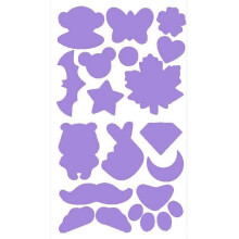 (Light purple) Zelfklevende patch, zonder naaien, waterdicht, duurzaam, voor reparatie van kleding, regenjassen en paraplu's.