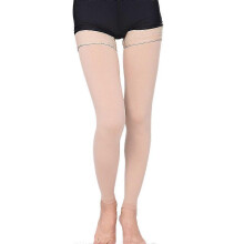 (Skin, M) Thigh High 23-32mmHg Compression Stockings, Unisex Nylon Varicose Veins Support Socks for Daily Use and Fitness