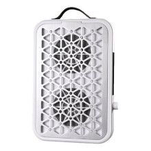 Professional Nail Dust Collector Portable Nail Dust Vacuum Cleaner Ultra-Thin Silent Nail Turbo Dual Fan Vacuum Cleaner EU Plug