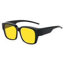(color 6, Polarized) Polarized Fit Over Glasses Sunglasses, for Men Women, Night Driving, Prescription Glasses Compatible, Outdoor Fishing Eyewear