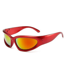 (C7) New Y2K Cyberpunk Unisex Sunglasses, UV400 Protection PC Frame Mirror Sport Goggles for Driving Cycling Party Travel Photo