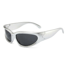 (C1) New Y2K Cyberpunk Unisex Sunglasses, UV400 Protection PC Frame Mirror Sport Goggles for Driving Cycling Party Travel Photo