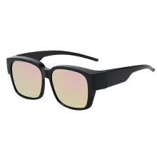 (color 3, non-Polarized) Polarized Fit Over Glasses Sunglasses, for Men Women, Night Driving, Prescription Glasses Compatible, Outdoor Fishing Eyewear