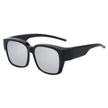 (color 5, non-Polarized) Polarized Fit Over Glasses Sunglasses, for Men Women, Night Driving, Prescription Glasses Compatible, Outdoor Fishing Eyewear