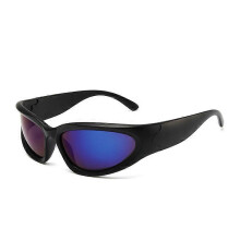 (C11) New Y2K Cyberpunk Unisex Sunglasses, UV400 Protection PC Frame Mirror Sport Goggles for Driving Cycling Party Travel Photo