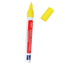 (Yellow Card) Rotulador para juntas de baldosas impermeable, punta estrecha para baño y cocina, paredes y suelos