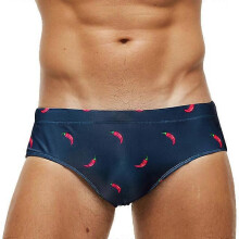 (Chill, XXXL) Slip de bain homme imprimé, respirant, en polyester et élasthanne, grandes tailles, pour la natation