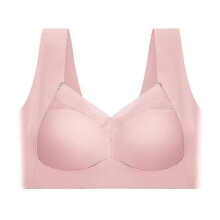 (pink, XL) Wmbra houdingscorrigerende bh, naadloze push-up shapewear voor dames, comfortabele crop top/vest van elastisch nylon, maten L-3XL