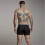 (Black, S) Men's Swim Trunks Mid-Length Quick-Drying with Zip Pockets and Adjustable Drawstring 3