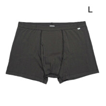 (L) Ropa interior masculina lavable y reutilizable para incontinencia, de algodón transpirable y absorbente.