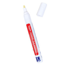 (White) Marcador de juntas impermeable con punta estrecha para rellenar juntas de azulejos en baños, cocinas, paredes, suelos y patios exteriores.