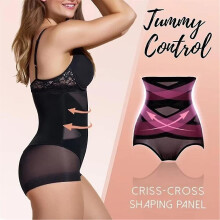 (Black, L) Pantaloni a vita alta contenitivi senza cuciture per donna