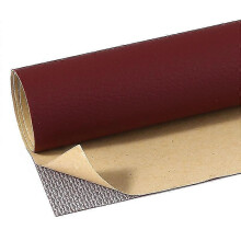 (50X137cm, Wine-Red) Self-Adhesive Leather Patch Repair Sticker for Furniture Car Interior Sofa Bed Chair Wall