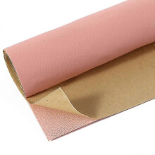 (25X30cm, Pink) Selbstklebender Lederflicken mit Litschi-Muster für Sofareparaturen, Möbel, Autoinnenausstattung und Wanddekoration, 0,7 mm dick