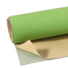 (25X30cm, Green) Selbstklebender Lederflicken mit Litschi-Muster für Sofareparaturen, Möbel, Autoinnenausstattung und Wanddekoration, 0,7 mm dick