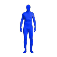 (Royal blue, 150CM) Unisex Volwassen Full Body Spandex Unitard met achterrits, voor Halloween en creatieve evenementen, 11 kleuren beschikbaar