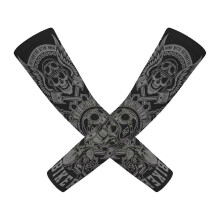 (008) Mangas de brazo con tatuaje de toro fresco y grueso, talla grande, transpirable, protección solar para actividades al aire libre
