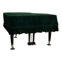 (green, 170 to 180CM) Flyygelin suojus, 150–230 cm, kultainen sametti, antistaattinen, pölytiivis suojasuojus täysikokoisille flyygeleille