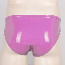 (Orange, L) Calzoncillos de charol para hombre con cintura elástica, cómodos, ideales para clubes y baile en barra.