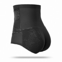 (High waist 289black, M) Women's Seamless Shaping Padded Panties, Butt Lift Enhancing Shapewear Briefs, Soft Stretchable Fabric for All-day Wear