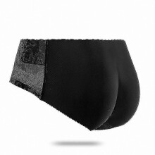(Low waist 188black A, S) Women's Seamless Shaping Padded Panties, Butt Lift Enhancing Shapewear Briefs, Soft Stretchable Fabric for All-day Wear