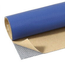 (50X137cm, Blue) Selbstklebender Lederflicken mit Litschi-Muster für Sofareparaturen, Möbel, Autoinnenausstattung und Wanddekoration, 0,7 mm dick