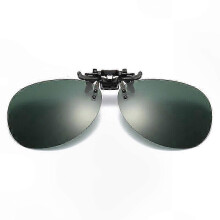 (Dark Green) Gafas de sol polarizadas clip-on, protección UV400 anti reflejos para conducción y actividades al aire libre