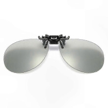 (Gray) Gafas de sol polarizadas clip-on, protección UV400 anti reflejos para conducción y actividades al aire libre