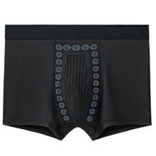 (Black, L) Men's Boxer Briefs, Polyester Breathable Elastic Waistband, For Sports Gym Travel Daily Wear, Multiple Colours Sizes Available