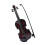 (dark brown) Simulated Violin, Environmentally Friendly Plastic, Adjustable Strings, Light Brown/Dark Brown Optional, For Beginners Music Practice 1