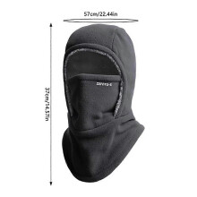 (Dark Grey) Cappello lavorato a maglia da uomo con fodera in pile, caldo e antivento, ideale per sci, ciclismo e spostamenti quotidiani.