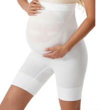 (White, XXL) High Waist Maternity Shapewear Shorts, Seamless Belly Back Support Butt Lifting Pregnancy Underwear, Middle Thigh, Anti Chafing