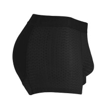 (Black, M) Men's Breathable Mesh Padded Nylon Underwear, Enhanced Support Comfort, Seamless Waistband, for Daily Wear Travel Exercise