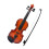 (light brown) Simulated Violin, Environmentally Friendly Plastic, Adjustable Strings, for Beginner Music Practice, Light Brown/Dark Brown Optional 1