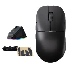 Ajazz AJ159 APEX Wireless Mouse Tri-Mode 2.4G 8KHZ 42000DPI Low Dela Laptop Office Gamer Pc Gaming Mouse Black