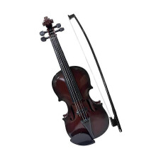 (dark brown) Simulated Violin, Environmentally Friendly Plastic, Adjustable Strings, for Beginner Music Practice, Light Brown/Dark Brown Optional