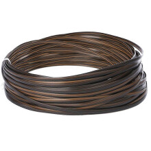 (Brown) Kit de reparación de ratán, PE marrón, para restauración de muebles, proyectos de decoración del hogar, reparación de muebles tejidos.