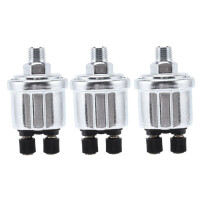 3X VDO Universal Oil Pressure Sensor 1/4NPT 0-10Bars Genset Part Pressure Measuring Instruments Alarm Generator Sensor