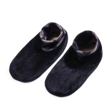 (Black) Calcetines antideslizantes con puntos de silicona, de nailon, para yoga pilates y uso doméstico en suelos de baldosa y madera